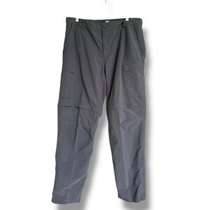 REI Co-op Men’s Gray Nylon Convertible Pants/Shorts Size 38x32
